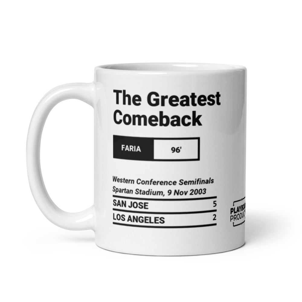 Greatest San Jose Earthquakes Goals Mug: The Greatest Comeback (2003)