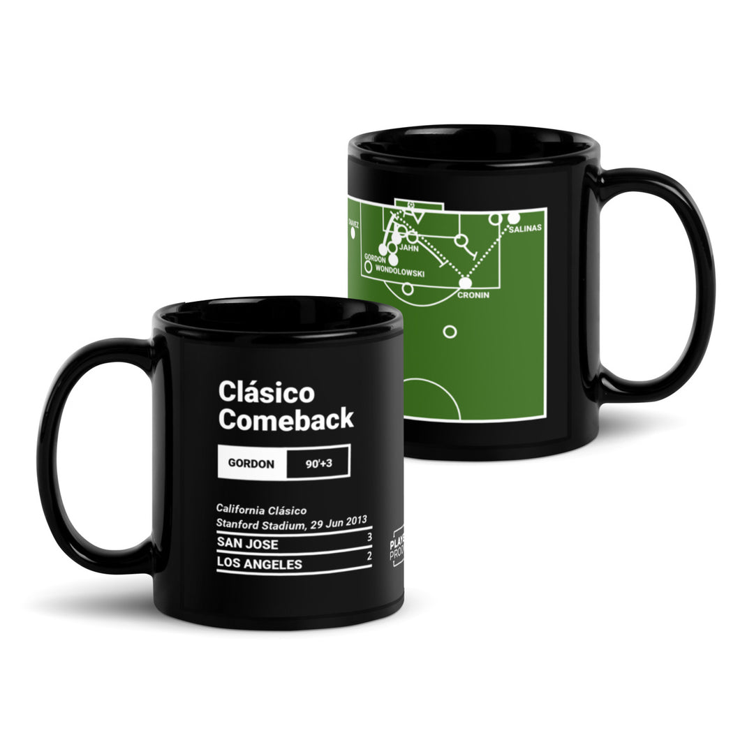 Greatest San Jose Earthquakes Goals Mug: Clásico Comeback (2013)