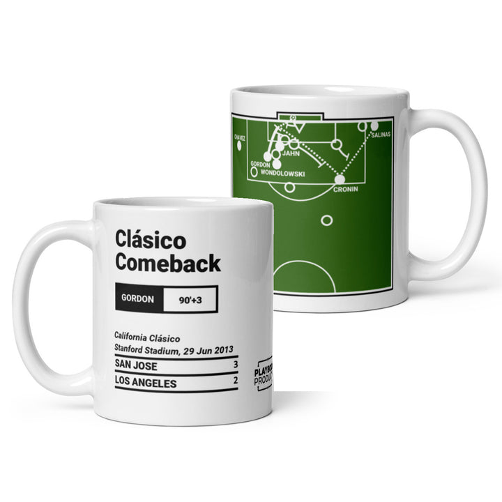 Greatest San Jose Earthquakes Goals Mug: Clásico Comeback (2013)