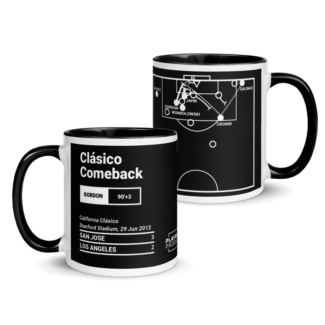Greatest San Jose Earthquakes Goals Mug: Clásico Comeback (2013)