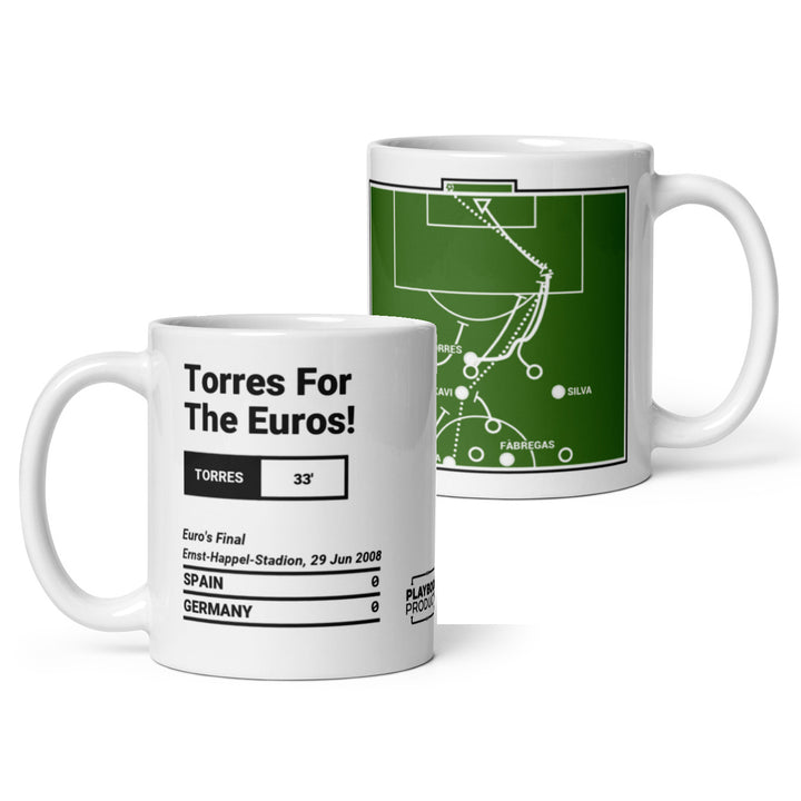 Greatest Spanish National Team Goals Mug: Torres For The Euros! (2008)