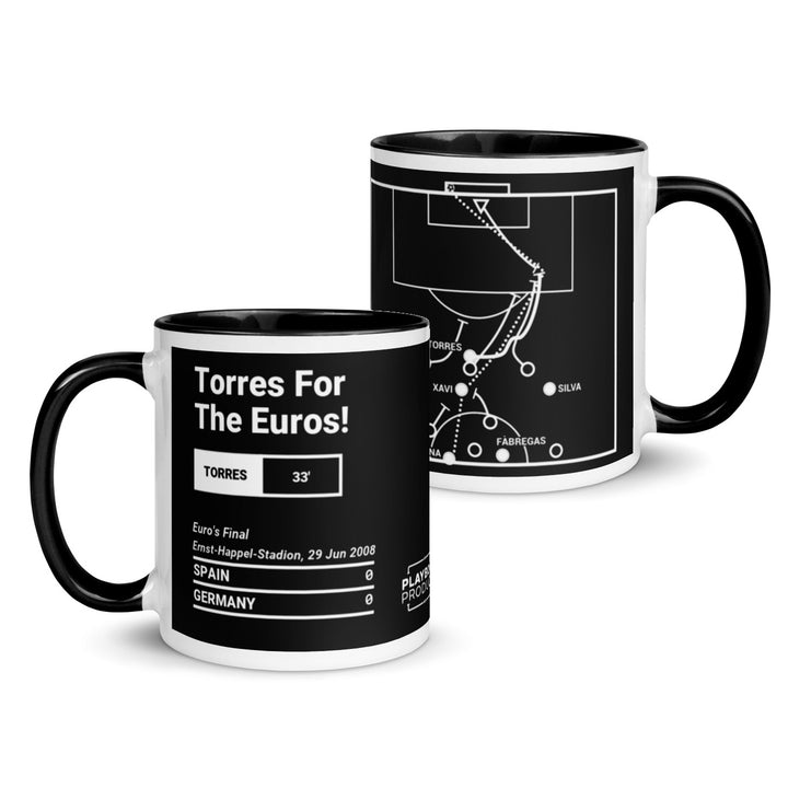 Greatest Spanish National Team Goals Mug: Torres For The Euros! (2008)