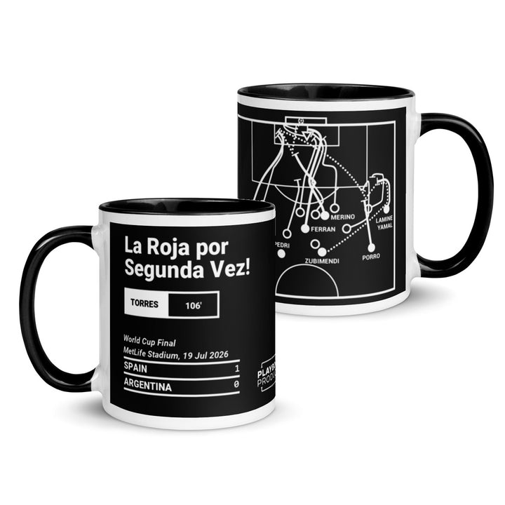 Spanish National Team Greatest Goals Mug: La Roja por Segunda Vez! (2026)