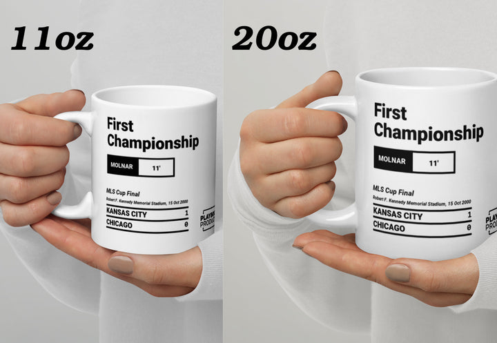 Greatest Sporting Kansas City Goals Mug: First Championship (2000)