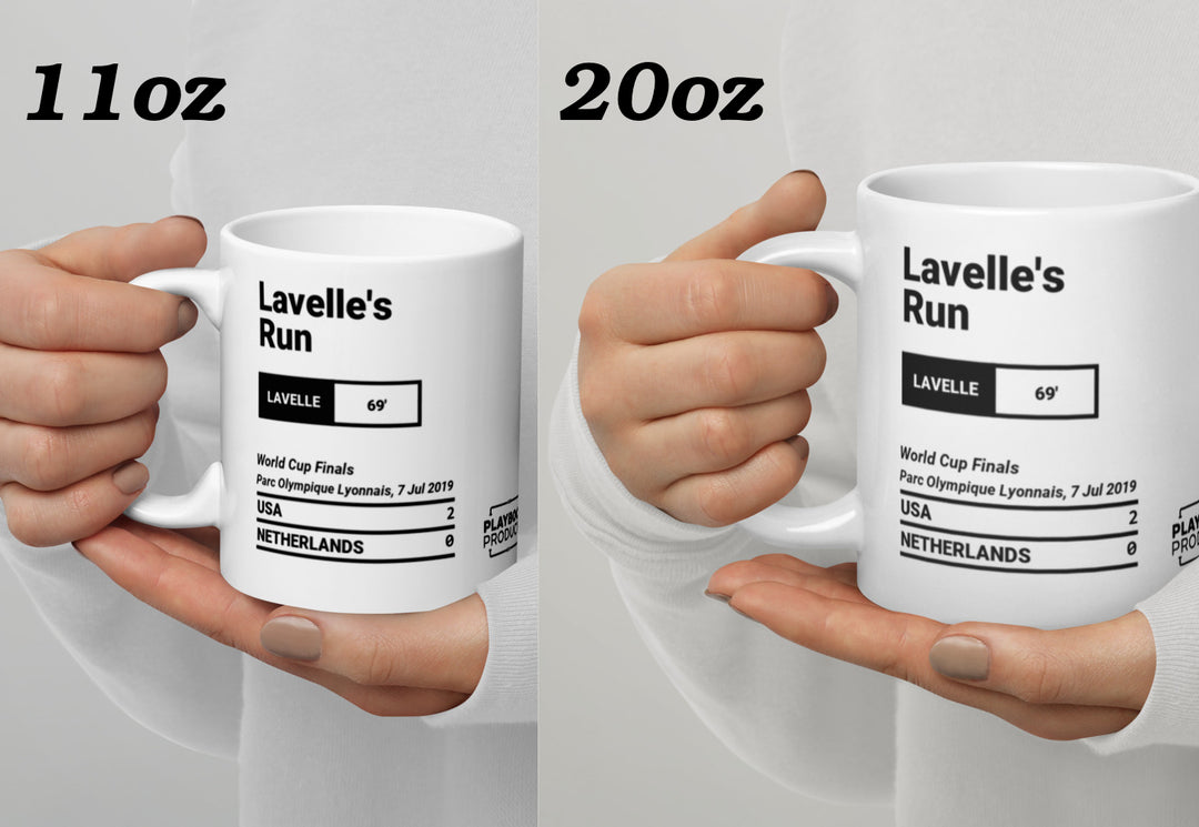 USWNT Greatest Goals Mug: Lavelle's Run (2019)