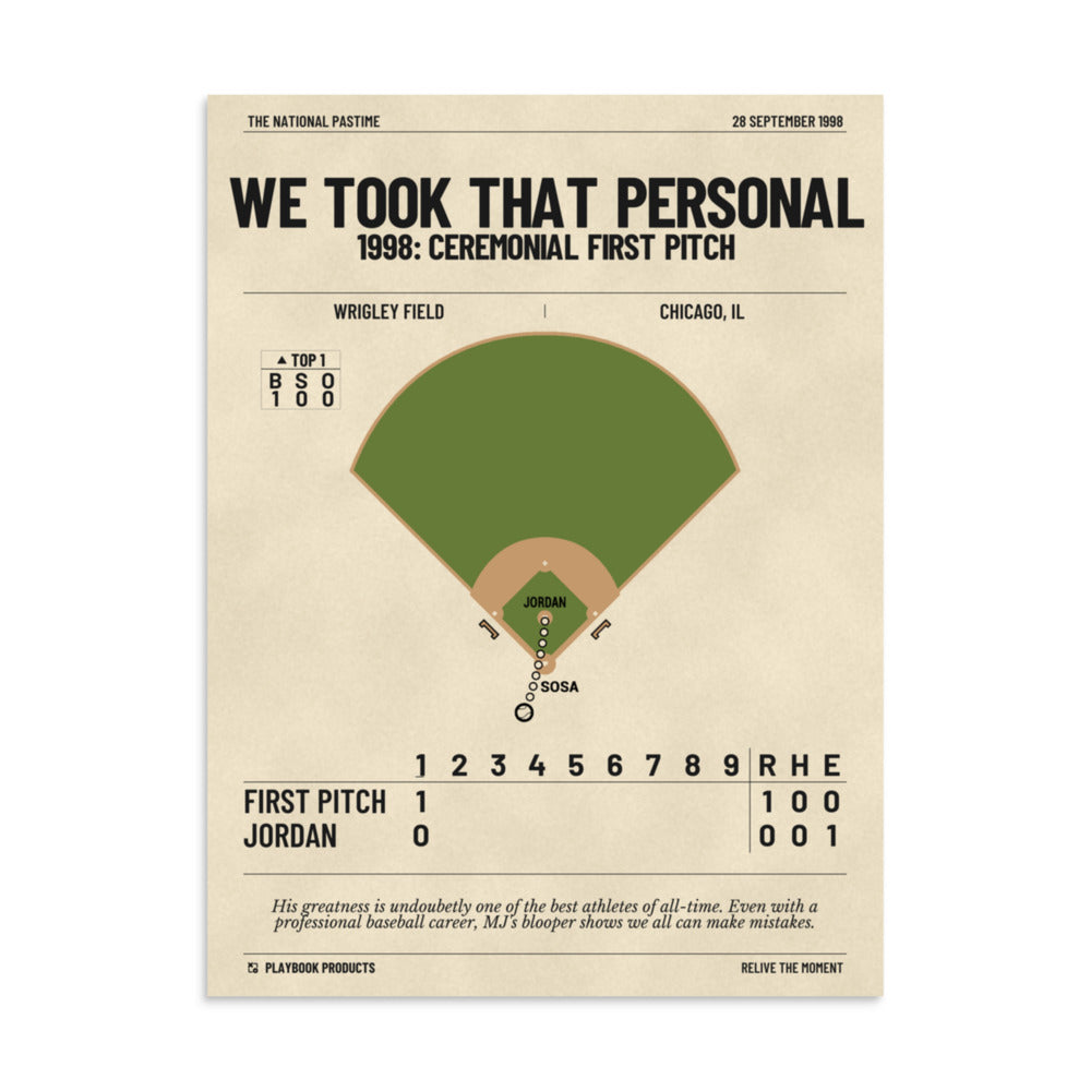 Greatest  Plays Poster: We took that personal (1998)