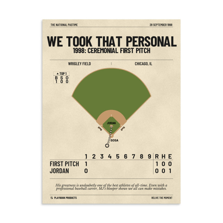 Greatest  Plays Poster: We took that personal (1998)