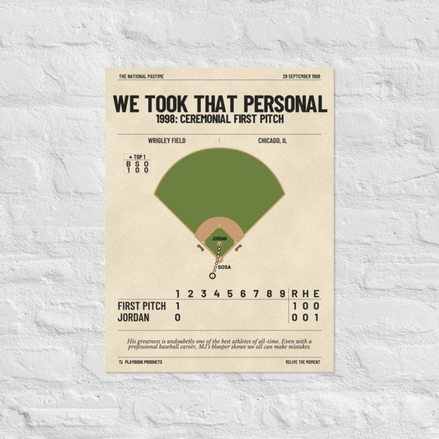 Greatest  Plays Poster: We took that personal (1998)