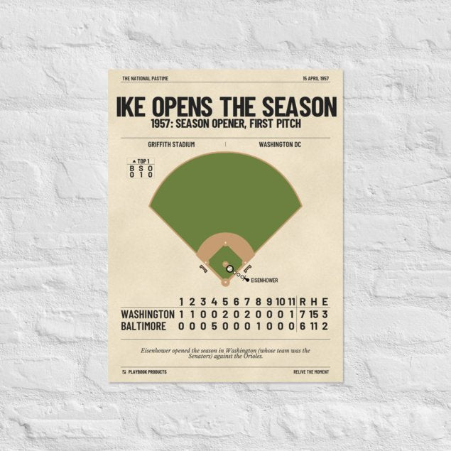 Greatest Republican Presidents Plays Poster: Ike opens the season (1957)
