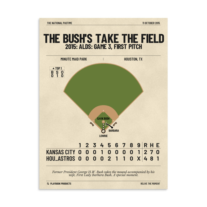 Greatest Republican Presidents Plays Poster: The Bush's take the field (2015)