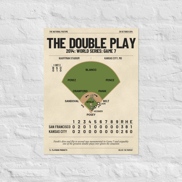 Greatest San Francisco Giants Plays Poster: The Double Play (2014)
