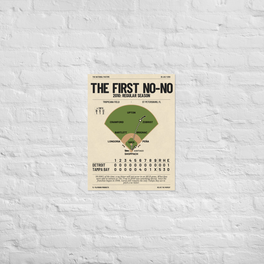 Greatest Tampa Bay Rays Plays Poster: The First No-No (2010)