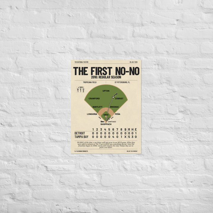 Greatest Tampa Bay Rays Plays Poster: The First No-No (2010)