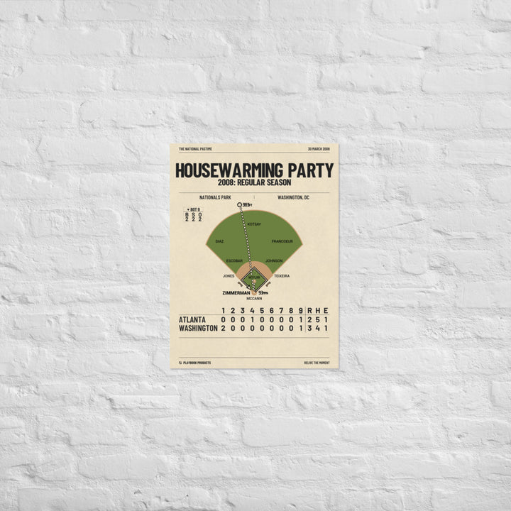 Greatest Washington Nationals Plays Poster: Housewarming Party (2008)