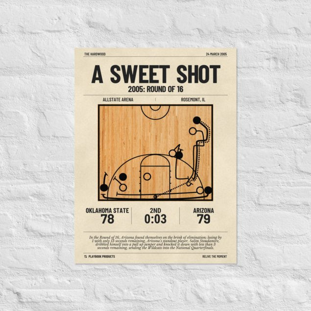 Greatest Arizona Basketball Plays Poster: A sweet shot (2005)