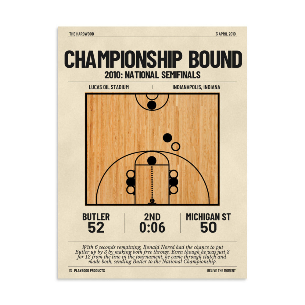Greatest Butler Basketball Plays Poster: Championship Bound (2010)