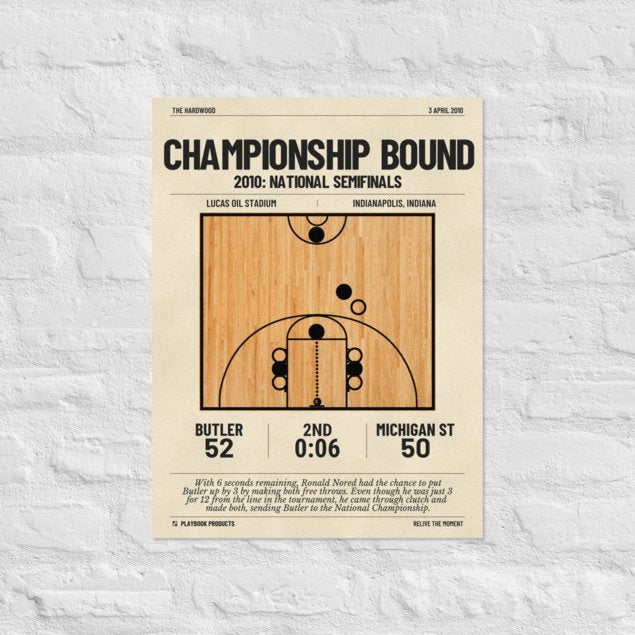 Greatest Butler Basketball Plays Poster: Championship Bound (2010)