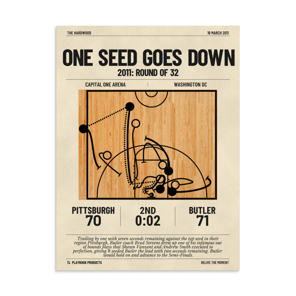 Greatest Butler Basketball Plays Poster: One seed goes down (2011)