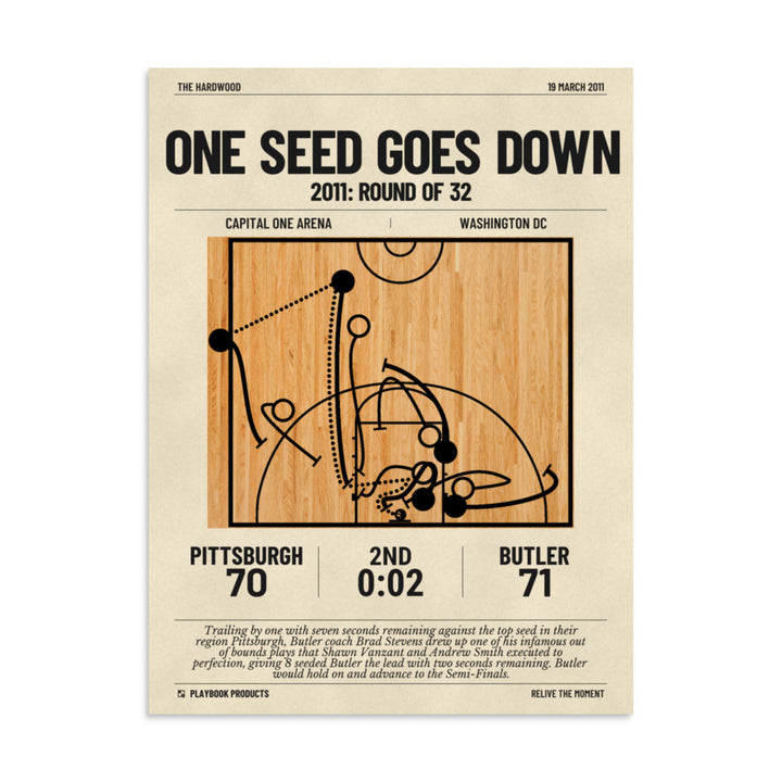 Greatest Butler Basketball Plays Poster: One seed goes down (2011)