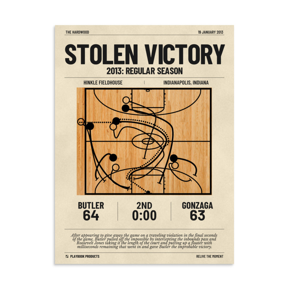Greatest Butler Basketball Plays Poster: Stolen victory (2013)