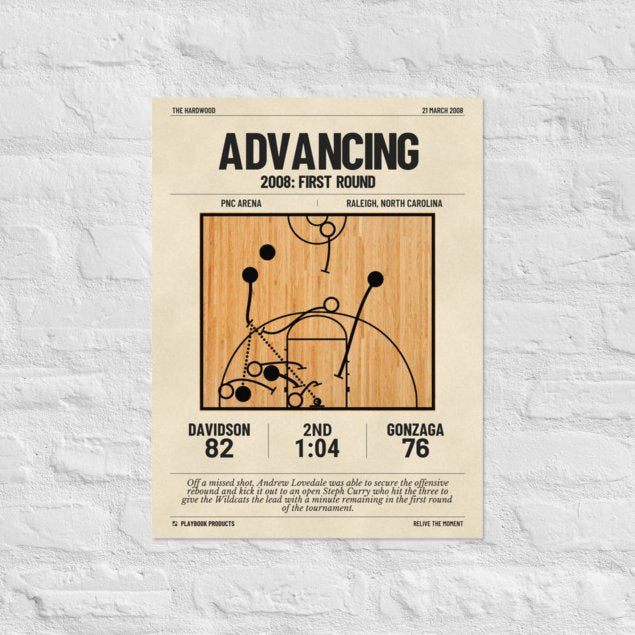 Greatest Davidson Basketball Plays Poster: Advancing (2008)