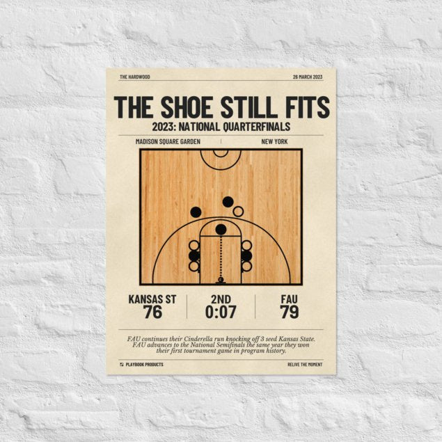 Greatest Florida Atlantic Basketball Plays Poster: The shoe still fits (2023)