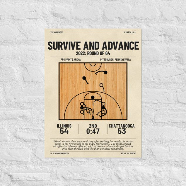 Greatest Illinois Basketball Plays Poster: Survive and advance (2022)