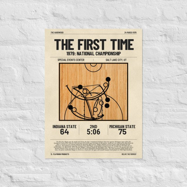 Greatest Michigan State Basketball Plays Poster: The first time (1979)
