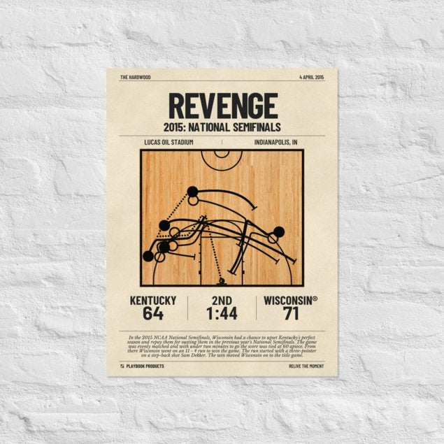 Greatest Wisconsin Basketball Plays Poster: Revenge (2015)