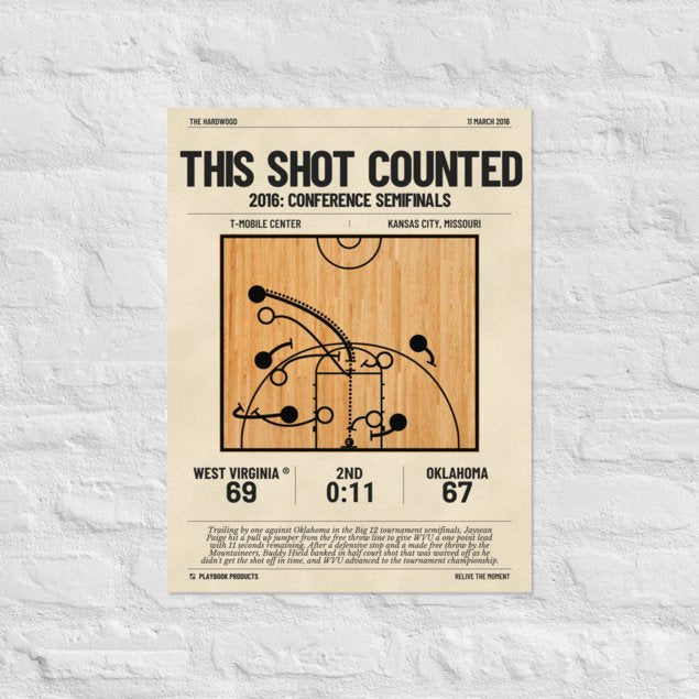 Greatest West Virginia Basketball Plays Poster: This shot counted (2016)