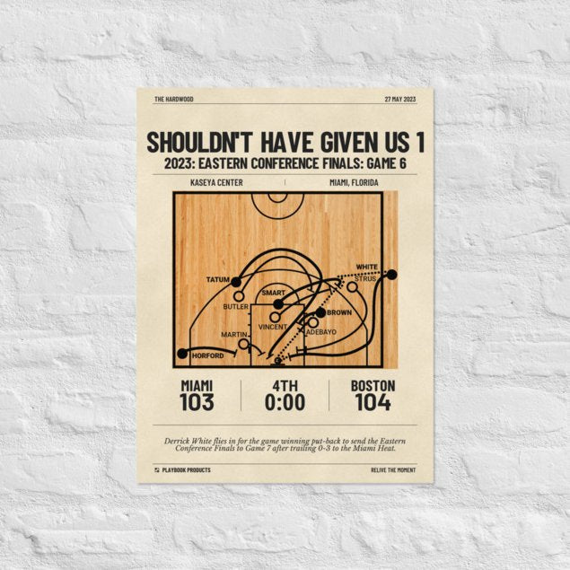 Greatest Boston Celtics Plays Poster: Shouldn't have given us 1 (2023)