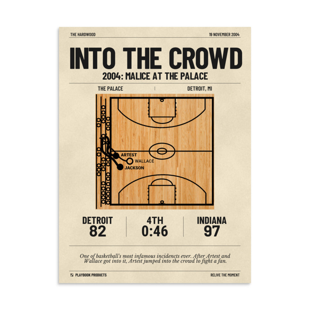 Oddest Pacers Plays Poster: Into the crowd (2004)