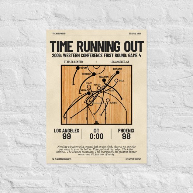 Greatest Los Angeles Lakers Plays Poster: Time running out (2006)