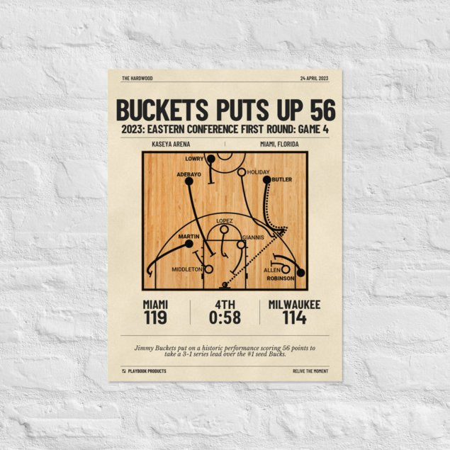 Greatest Miami Heat Plays Poster: Buckets puts up 56 (2023)