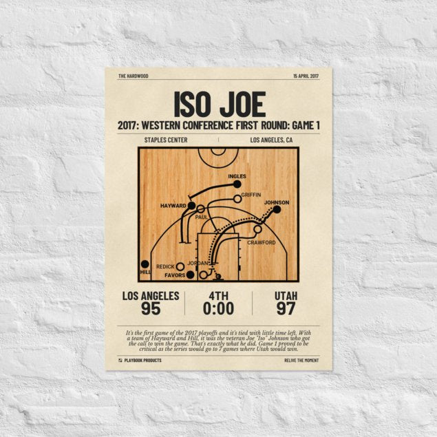 Greatest Utah Jazz Plays Poster: Iso Joe (2017)