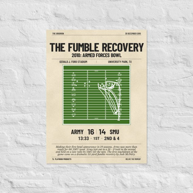 Greatest Army Football Plays Poster: The fumble recovery (2010)