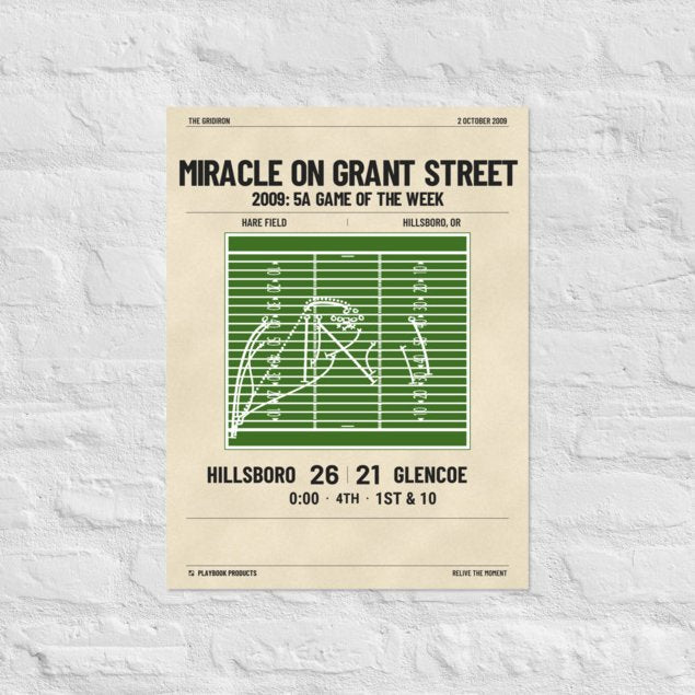 Greatest  Football Plays Poster: Miracle on Grant Street (2009)