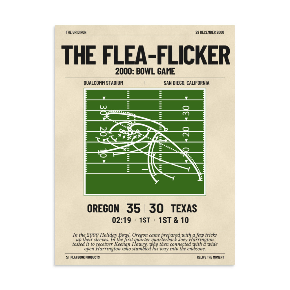 Greatest Oregon Football Plays Poster: The flea-flicker (2000)
