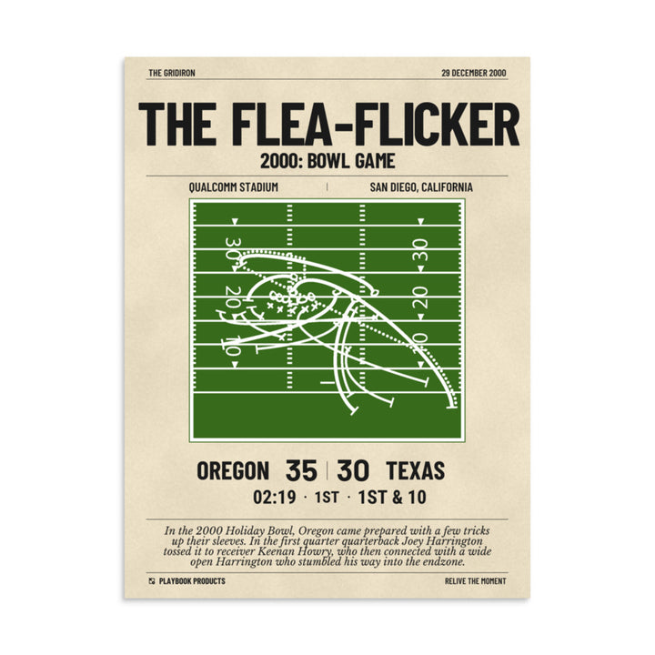 Greatest Oregon Football Plays Poster: The flea-flicker (2000)