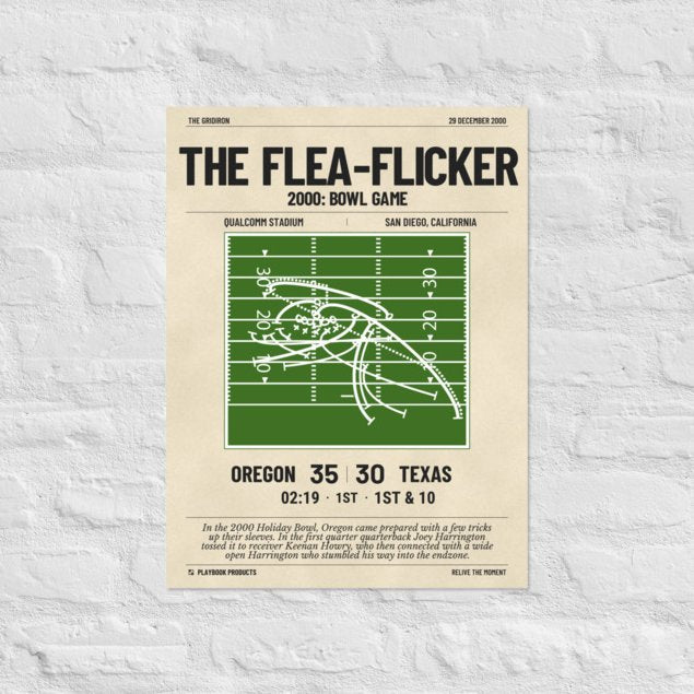 Greatest Oregon Football Plays Poster: The flea-flicker (2000)