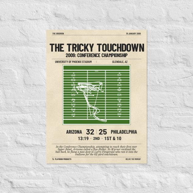 Greatest Arizona Cardinals Plays Poster: The Tricky Touchdown (2009)