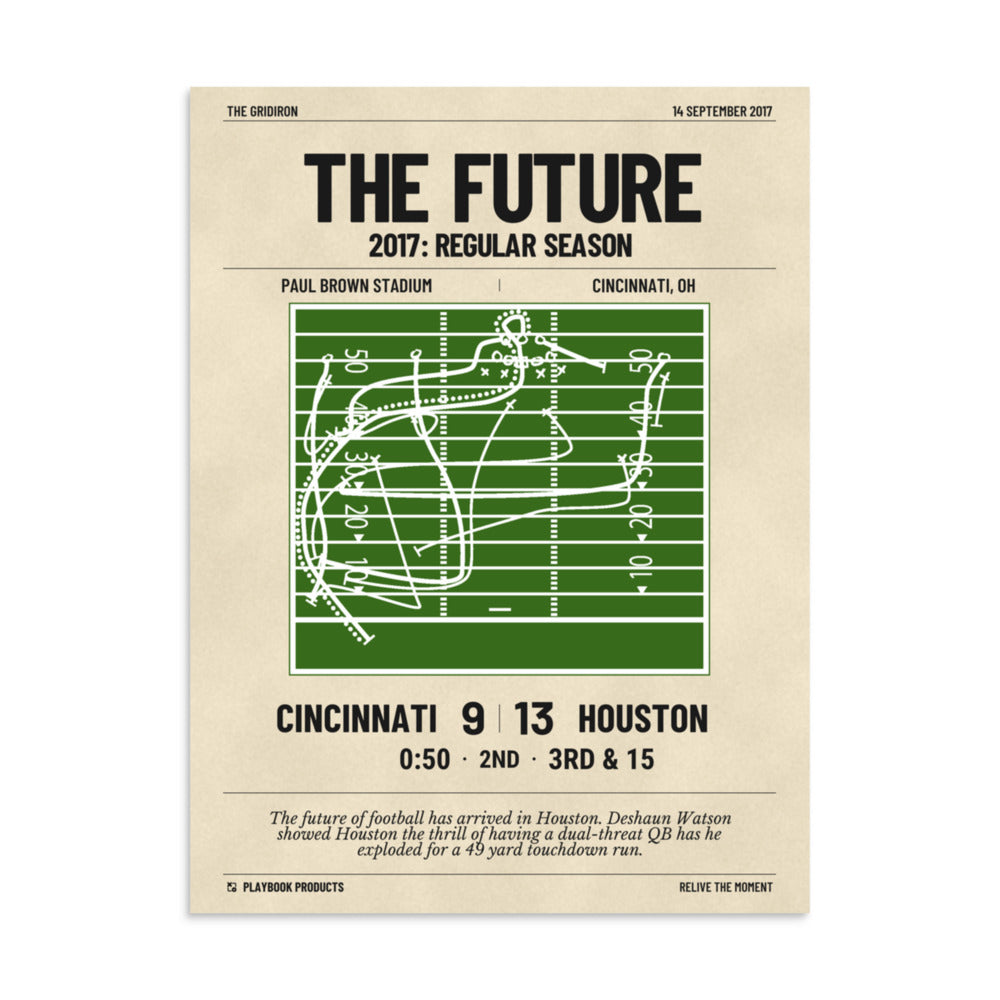 Greatest Houston Texans Plays Poster: The Future (2017)