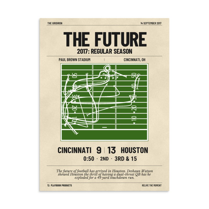 Greatest Houston Texans Plays Poster: The Future (2017)
