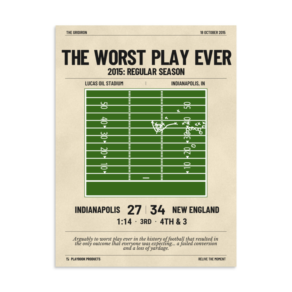 Oddest Colts Plays Poster: The Worst Play Ever (2015)
