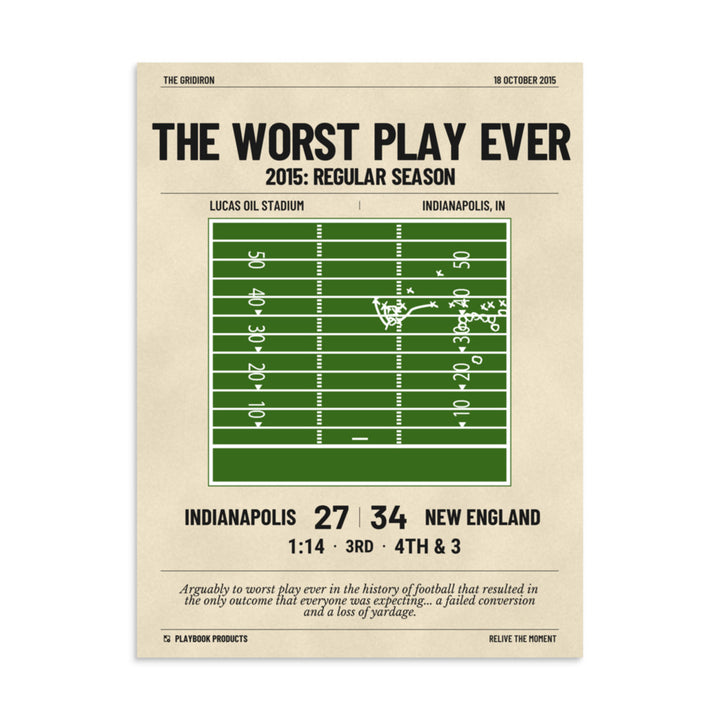Oddest Colts Plays Poster: The Worst Play Ever (2015)
