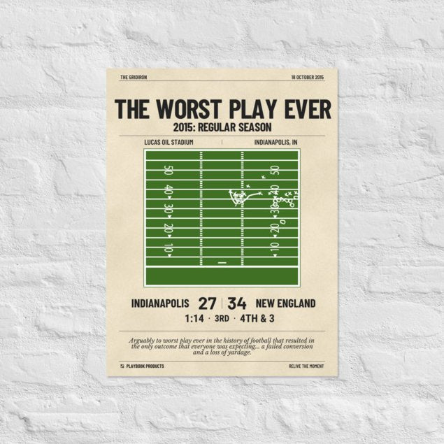 Oddest Colts Plays Poster: The Worst Play Ever (2015)