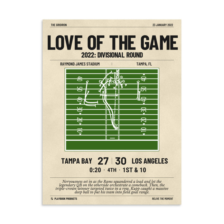 Greatest Los Angeles Rams Plays Poster: Love of the game (2022)