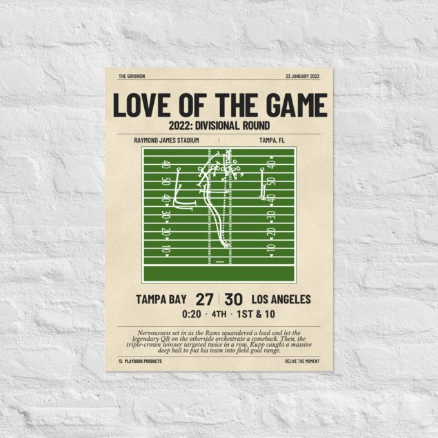 Greatest Los Angeles Rams Plays Poster: Love of the game (2022)