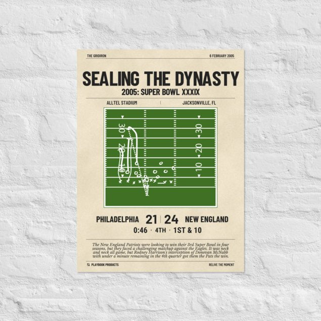 Greatest New England Patriots Plays Poster: Sealing the dynasty (2005)