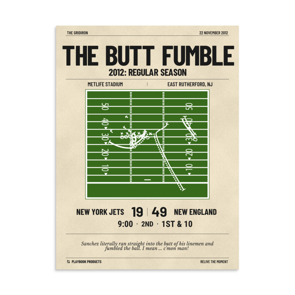 Oddest Jets Plays Poster: The Butt Fumble (2012)
